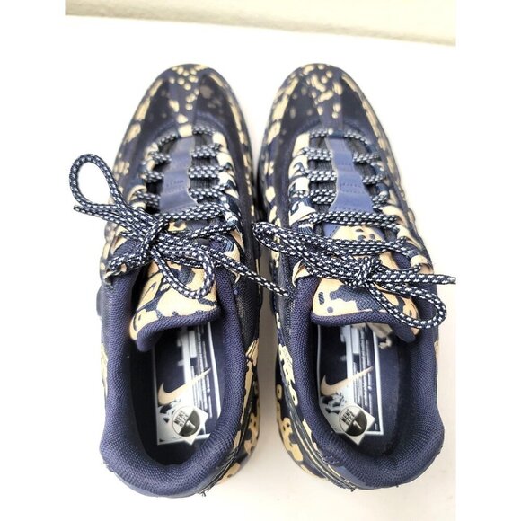 Nike Air Max 95 x can Men's Digi Camo Navy obsidian Blue Sneakers  Size 7 - Picture 6 of 11